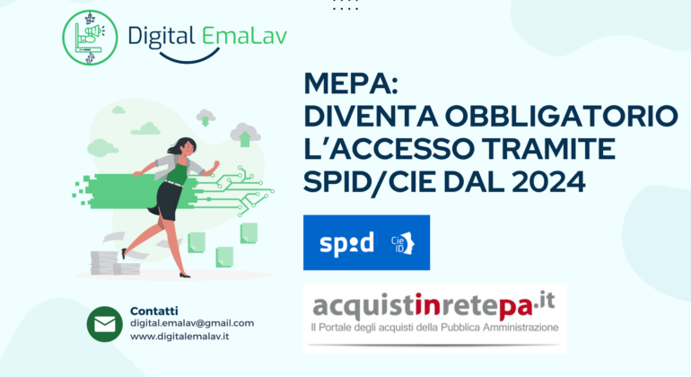 Mepa: Accesso obbligatorio con SPID/CIE dal 2024